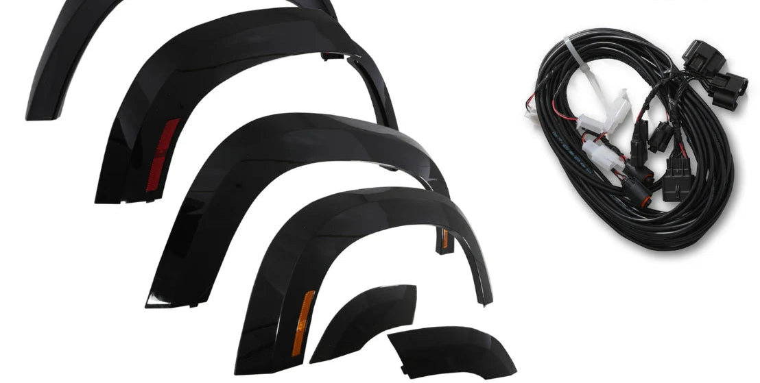Gloss Black US Spec Wide Arch Kit - Fits 2020+ Defender 110