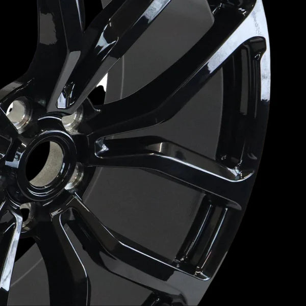 22 inch Gloss Black 10-spoke Forged Alloy Wheel (Set of 4)-SVR style