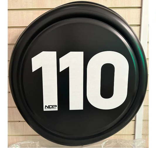 110 Wheel Cover - Matte Black