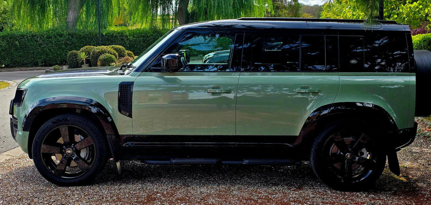 Gloss Black - Defender 110 - Side Trim and Corners