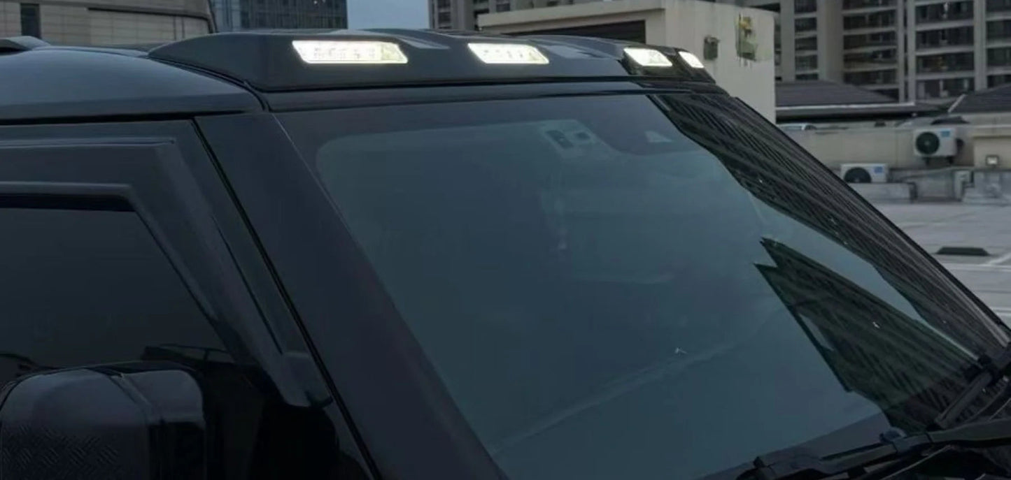 Gloss Black LED Roof Light - NEW DESIGN - Fits 2020+ Defender