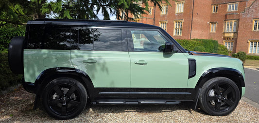 Gloss Black - Defender 110 - Side Trim and Corners