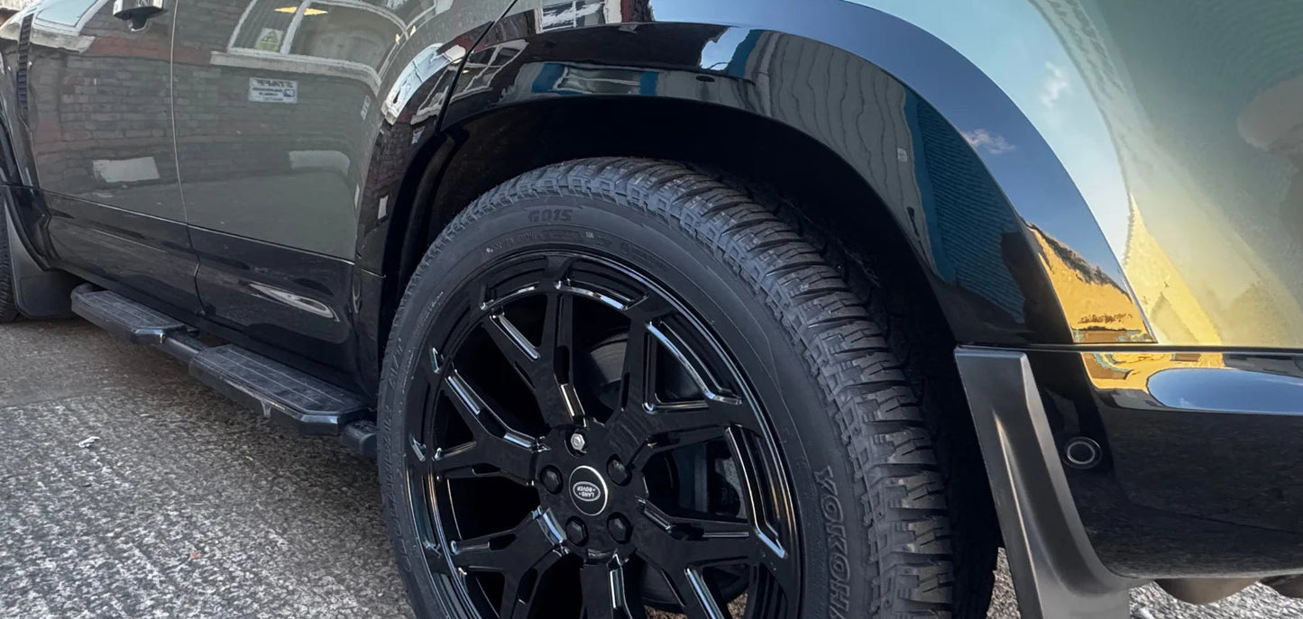 Gloss Black Wide Arch Kit - Fits 2020+ Defender 110