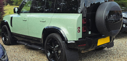 Gloss Black - Defender 110 - Side Trim and Corners