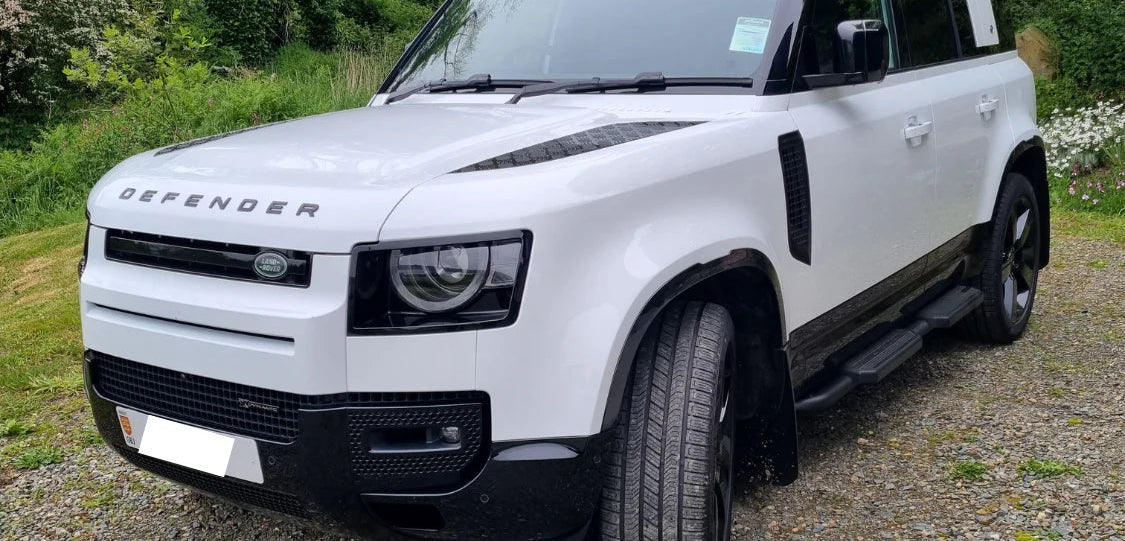 Gloss Black Grille Strip - Fits 2020+ Defender 90/110/130