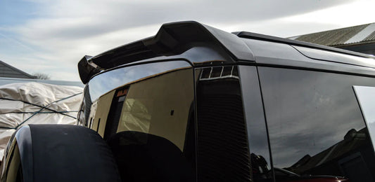 Rear Spoiler Gloss Black - Fits 2020+ Defender