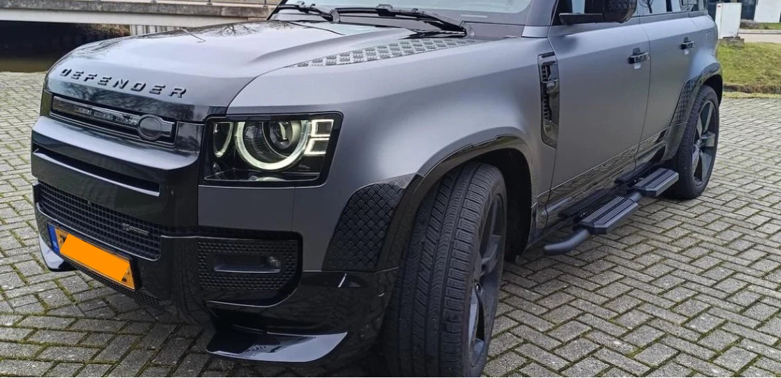 Gloss Black 9 Piece Scratch Protection Kit - Fits 2020+ Defender 110 / 130