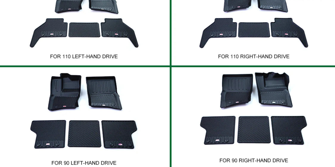 Deep Floor Mats - Fits Defender 90/110/130