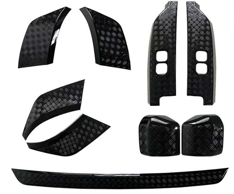 Gloss Black 9 Piece Scratch Protection Kit - Fits 2020+ Defender 110 / 130