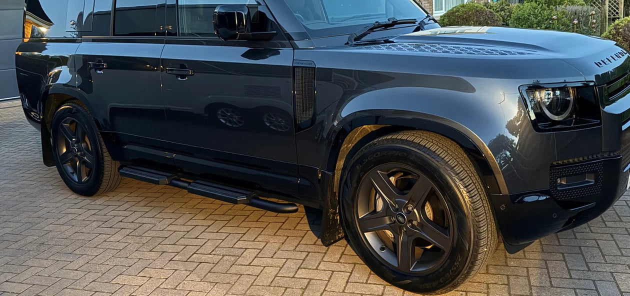 Premium Side Steps - Fits Defender 130